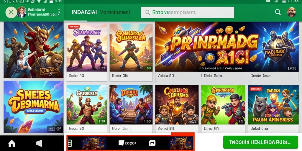 Screenshot menunjukkan mesin slot dengan tema petualangan.