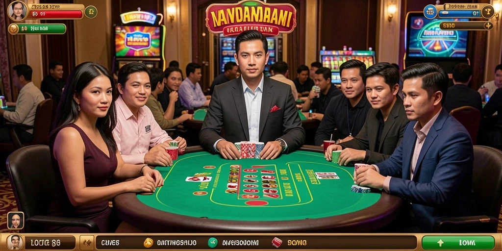 Tangkapan layar menunjukkan karakter utama dalam aksi.