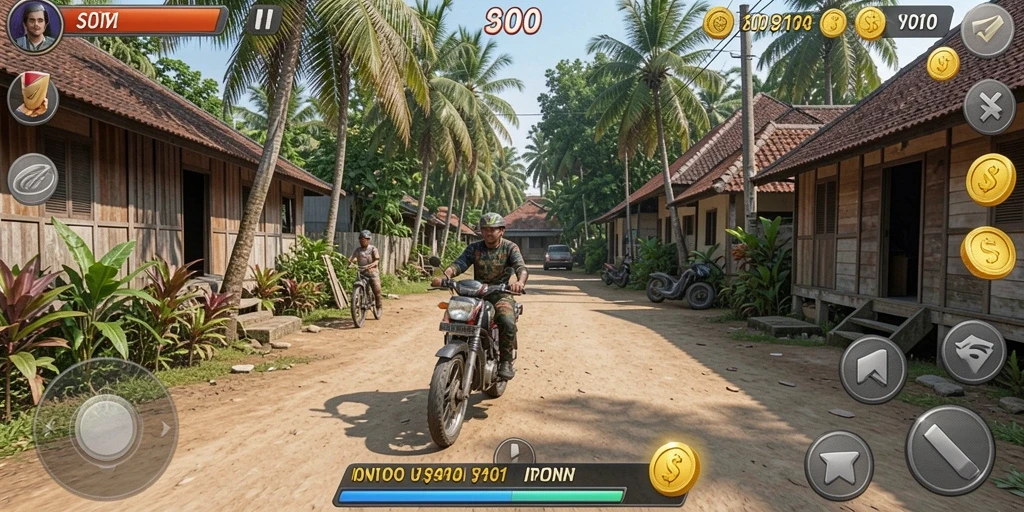 Tampilan utama game yang menarik dan user-friendly.