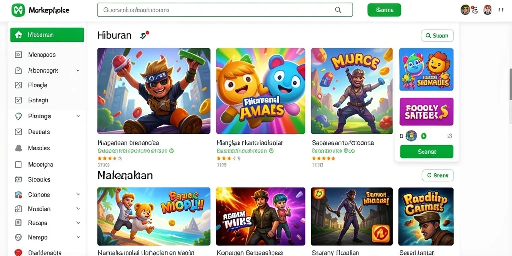 Tampilan antarmuka yang menarik dan mudah digunakan.