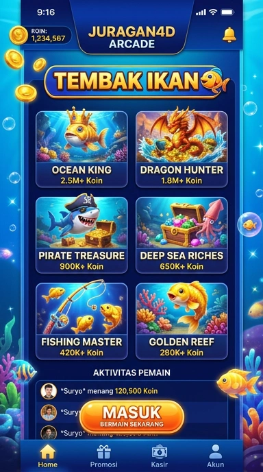 Cuplikan layar menu unduhan juragan4d untuk perangkat Android